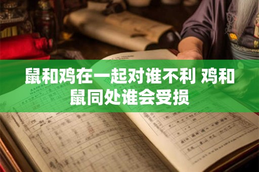 鼠和鸡在一起对谁不利 鸡和鼠同处谁会受损