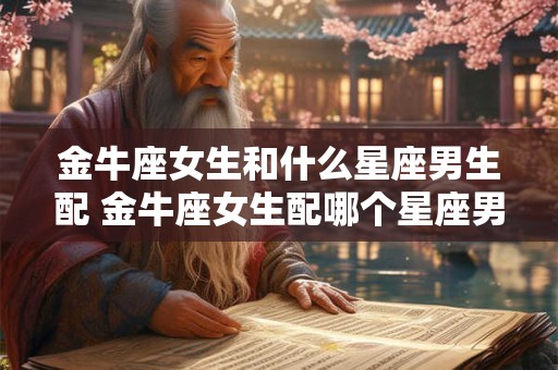 金牛座女生和什么星座男生配 金牛座女生配哪个星座男生