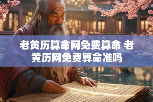 老黄历算命网免费算命 老黄历网免费算命准吗 老黄历算命网免费算命 老黄历网免费算命准吗