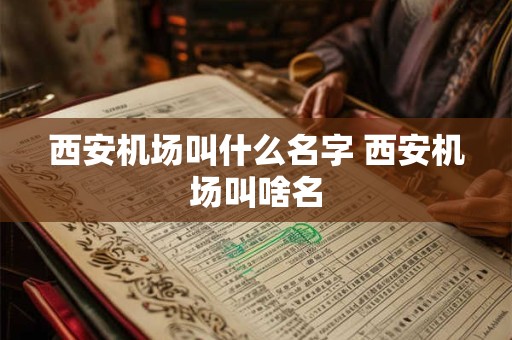 西安机场叫什么名字 西安机场叫啥名