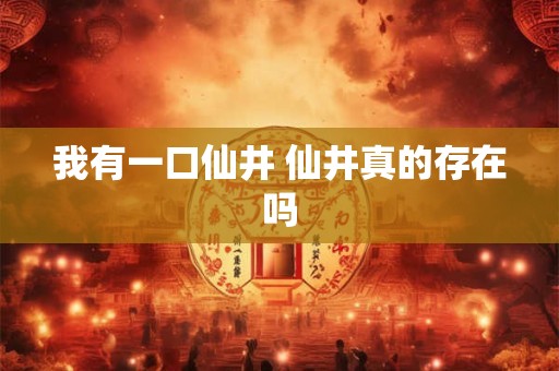 我有一口仙井 仙井真的存在吗