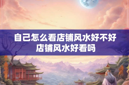 自己怎么看店铺风水好不好 店铺风水好看吗