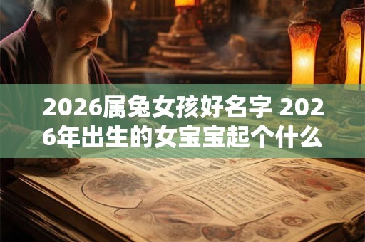 2026属兔女孩好名字 2026年出生的女宝宝起个什么好听的兔子名字