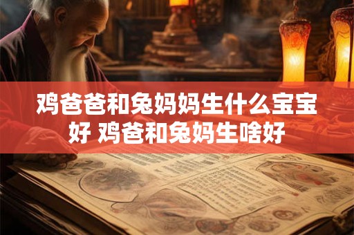鸡爸爸和兔妈妈生什么宝宝好 鸡爸和兔妈生啥好