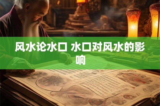 风水论水口 水口对风水的影响