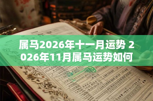 属马2026年十一月运势 2026年11月属马运势如何