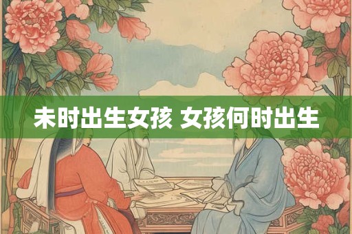 未时出生女孩 女孩何时出生
