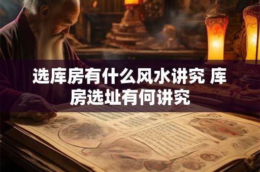 选库房有什么风水讲究 库房选址有何讲究