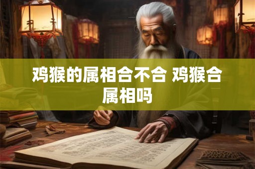 鸡猴的属相合不合 鸡猴合属相吗