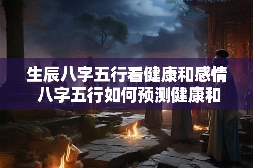 生辰八字五行看健康和感情 八字五行如何预测健康和感情