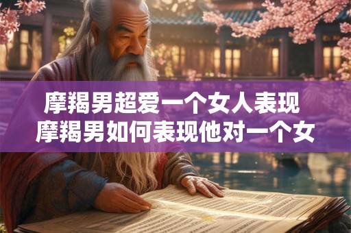 摩羯男超爱一个女人表现 摩羯男如何表现他对一个女人的超爱