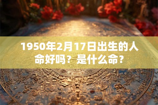 1950年2月17日出生的人命好吗？是什么命？