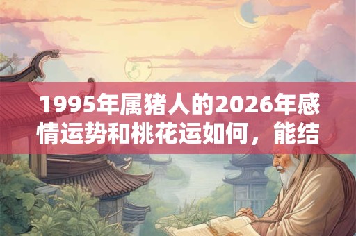 1995年属猪人的2026年感情运势和桃花运如何,能结婚吗? 1995年属猪人的2026年感情运势和桃花运如何,能结婚吗?