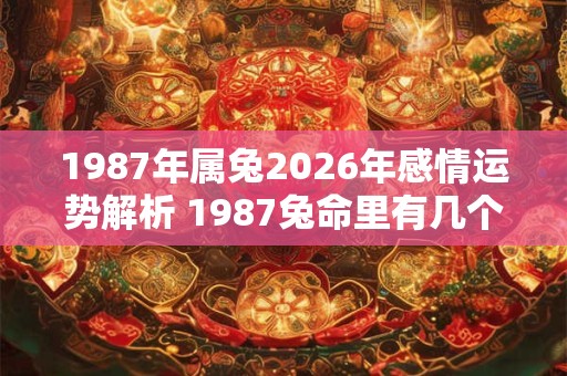 1987年属兔2026年感情运势解析 1987兔命里有几个孩子 1987年属兔2026年感情运势解析 1987兔命里有几个孩子