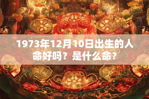 1973年12月10日出生的人命好吗?是什么命? 1973年12月10日出生的人命好吗?是什么命?