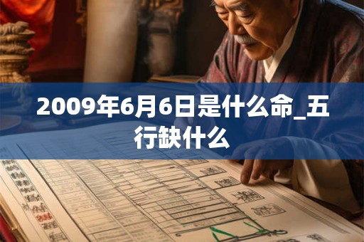 2009年6月6日是什么命_五行缺什么 2009年6月6日是什么命_五行缺什么