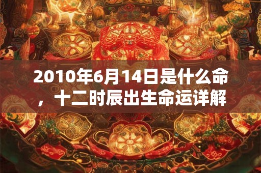 2010年6月14日是什么命,十二时辰出生命运详解 2010年6月14日是什么命,十二时辰出生命运详解
