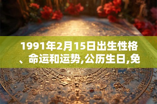 1991年2月15日出生性格、命运和运势,公历生日,免费算命