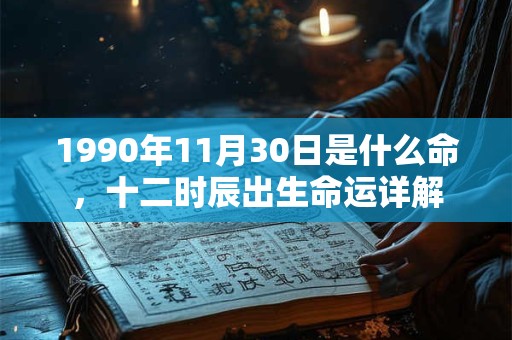 1990年11月30日是什么命，十二时辰出生命运详解
