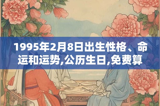 1995年2月8日出生性格、命运和运势,公历生日,免费算命