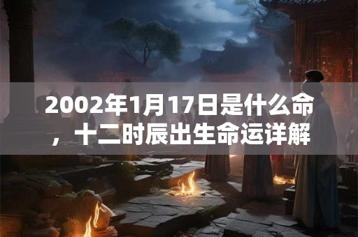 2002年1月17日是什么命,十二时辰出生命运详解 2002年1月17日是什么命,十二时辰出生命运详解