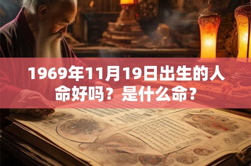 1969年11月19日出生的人命好吗？是什么命？