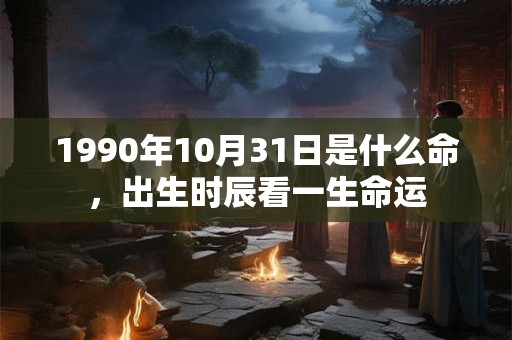 1990年10月31日是什么命，出生时辰看一生命运