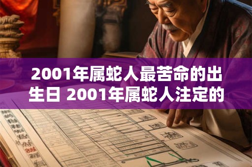 2001年属蛇人最苦命的出生日 2001年属蛇人注定的婚姻