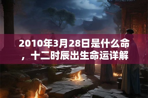 2010年3月28日是什么命，十二时辰出生命运详解