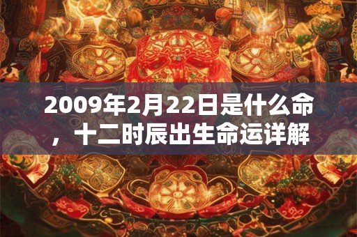 2009年2月22日是什么命,十二时辰出生命运详解 2009年2月22日是什么命,十二时辰出生命运详解