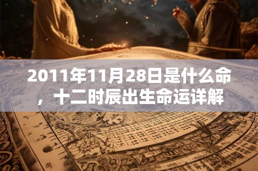 2011年11月28日是什么命，十二时辰出生命运详解