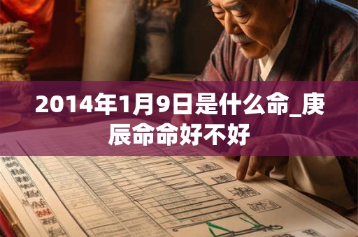 2014年1月9日是什么命_庚辰命命好不好 2014年1月9日是什么命_庚辰命命好不好