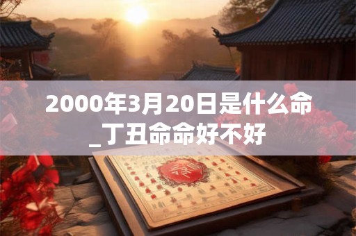 2000年3月20日是什么命_丁丑命命好不好