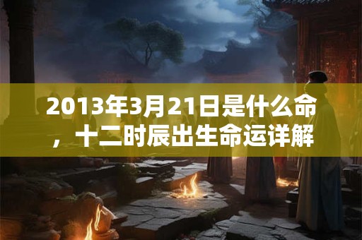 2013年3月21日是什么命，十二时辰出生命运详解