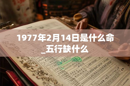 1977年2月14日是什么命_五行缺什么 1977年2月14日是什么命_五行缺什么