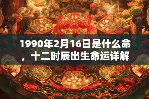 1990年2月16日是什么命,十二时辰出生命运详解 1990年2月16日是什么命,十二时辰出生命运详解