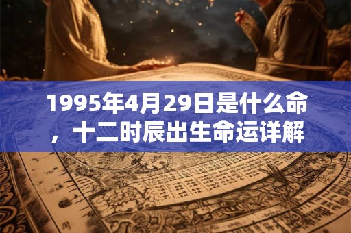 1995年4月29日是什么命,十二时辰出生命运详解 1995年4月29日是什么命,十二时辰出生命运详解