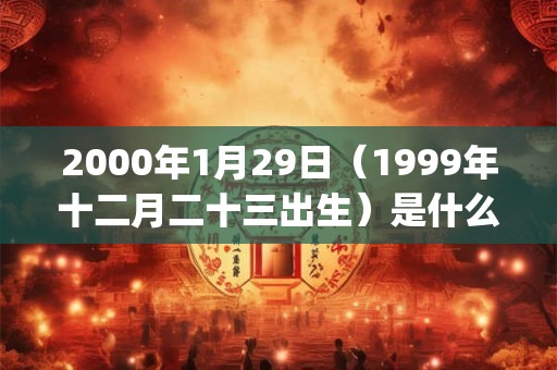 2000年1月29日(1999年十二月二十三出生)是什么命_命运如何 2000年1月29日(1999年十二月二十三出生)是什么命_命运如何