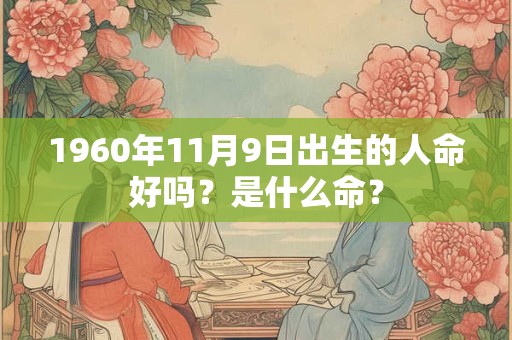 1960年11月9日出生的人命好吗？是什么命？