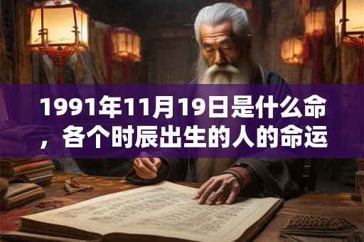 1991年11月19日是什么命,各个时辰出生的人的命运 1991年11月19日是什么命,各个时辰出生的人的命运