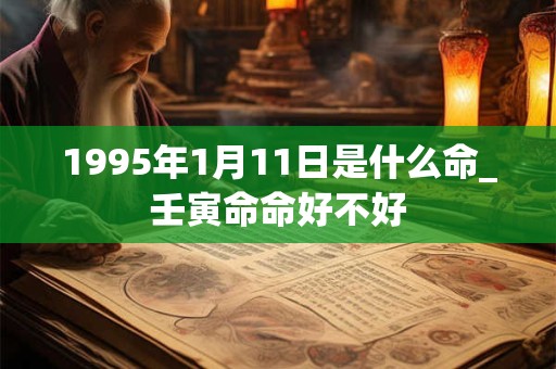 1995年1月11日是什么命_壬寅命命好不好