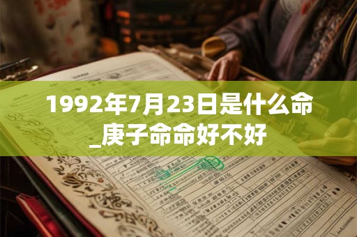 1992年7月23日是什么命_庚子命命好不好 1992年7月23日是什么命_庚子命命好不好