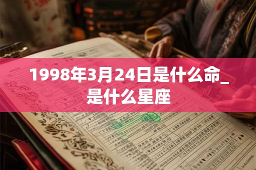 1998年3月24日是什么命_是什么星座
