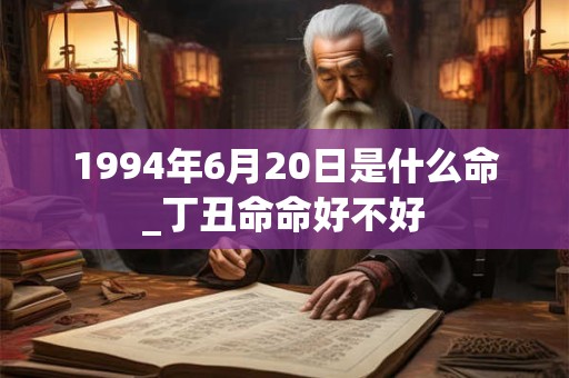 1994年6月20日是什么命_丁丑命命好不好 1994年6月20日是什么命_丁丑命命好不好