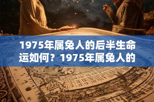 1975年属兔人的后半生命运如何?1975年属兔人的灾难年龄 1975年属兔人的后半生命运如何?1975年属兔人的灾难年龄