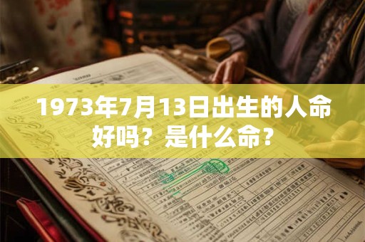 1973年7月13日出生的人命好吗?是什么命? 1973年7月13日出生的人命好吗?是什么命?