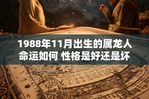 1988年11月出生的属龙人命运如何 性格是好还是坏 1988年11月出生的属龙人命运如何 性格是好还是坏