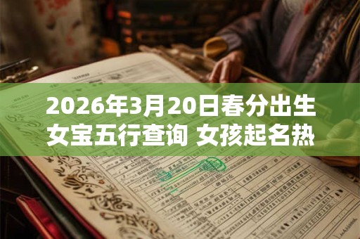 2026年3月20日春分出生女宝五行查询 女孩起名热门新款 2026年3月20日春分出生女宝五行查询 女孩起名热门新款