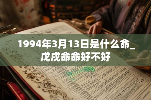 1994年3月13日是什么命_戊戌命命好不好 1994年3月13日是什么命_戊戌命命好不好