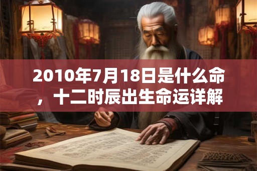 2010年7月18日是什么命,十二时辰出生命运详解 2010年7月18日是什么命,十二时辰出生命运详解